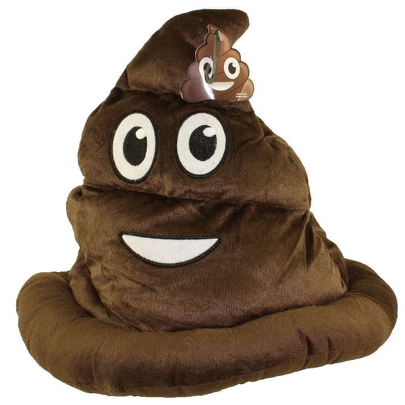 Cp 12" Emoji Brown EMOTICON POOP HAT ( Styles May Vary )For Boys And Girls of All Ages