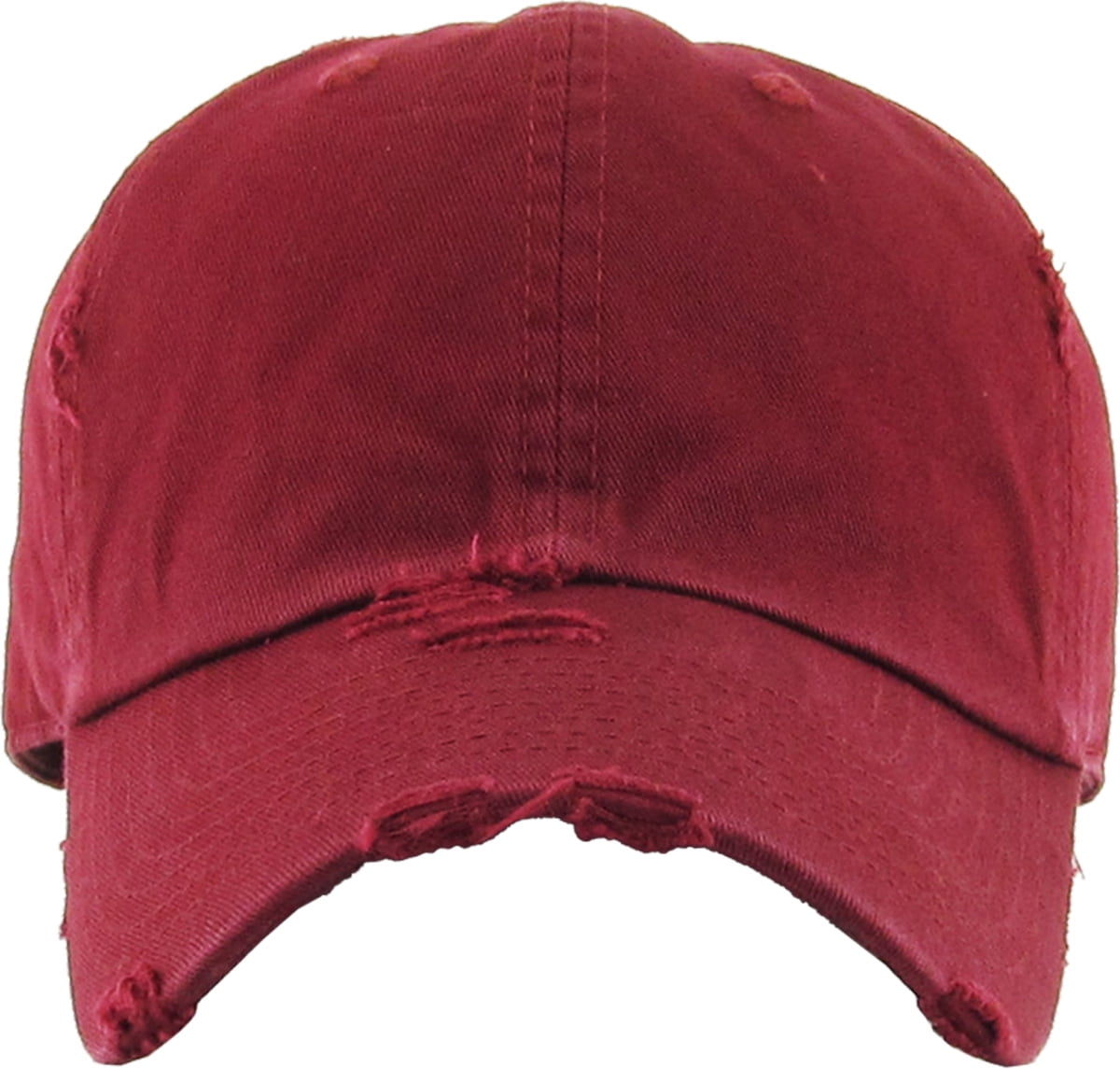 Red Distressed The Wood Movie 90s Retro Vtg Dad Cap Hat