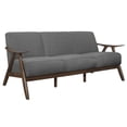thumbnail image 1 of Topline Home Furnishings  Grey Sofa, 1 of 4
