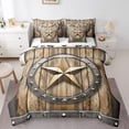 thumbnail image 1 of YST Western Texas Star Comforter Set, 7-Piece, Vintage Retro Style, Twin, 1 of 5