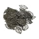 thumbnail image 1 of 100 piezas de dijes de hojas de árbol perforadas para hacer joyas, decoración del hogar, color negro azabache, 1 of 6