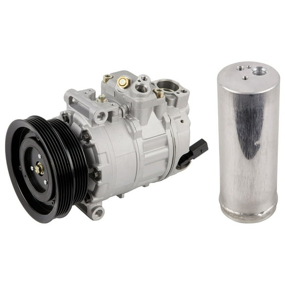 AC Compressor w/ A/C Drier For Volkswagen Beetle VW New Beetle 2.5L 5-Cyl 2006 2007 2008 2009 2010 - BuyAutoParts