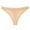 Beige, variant on Women's Plus Size Low Waist Thong Briefs, Women Panties, Women's Solid Color Low Seamless Breathable Soft Thong Panties Briefs for Everyday Wear Pink, L