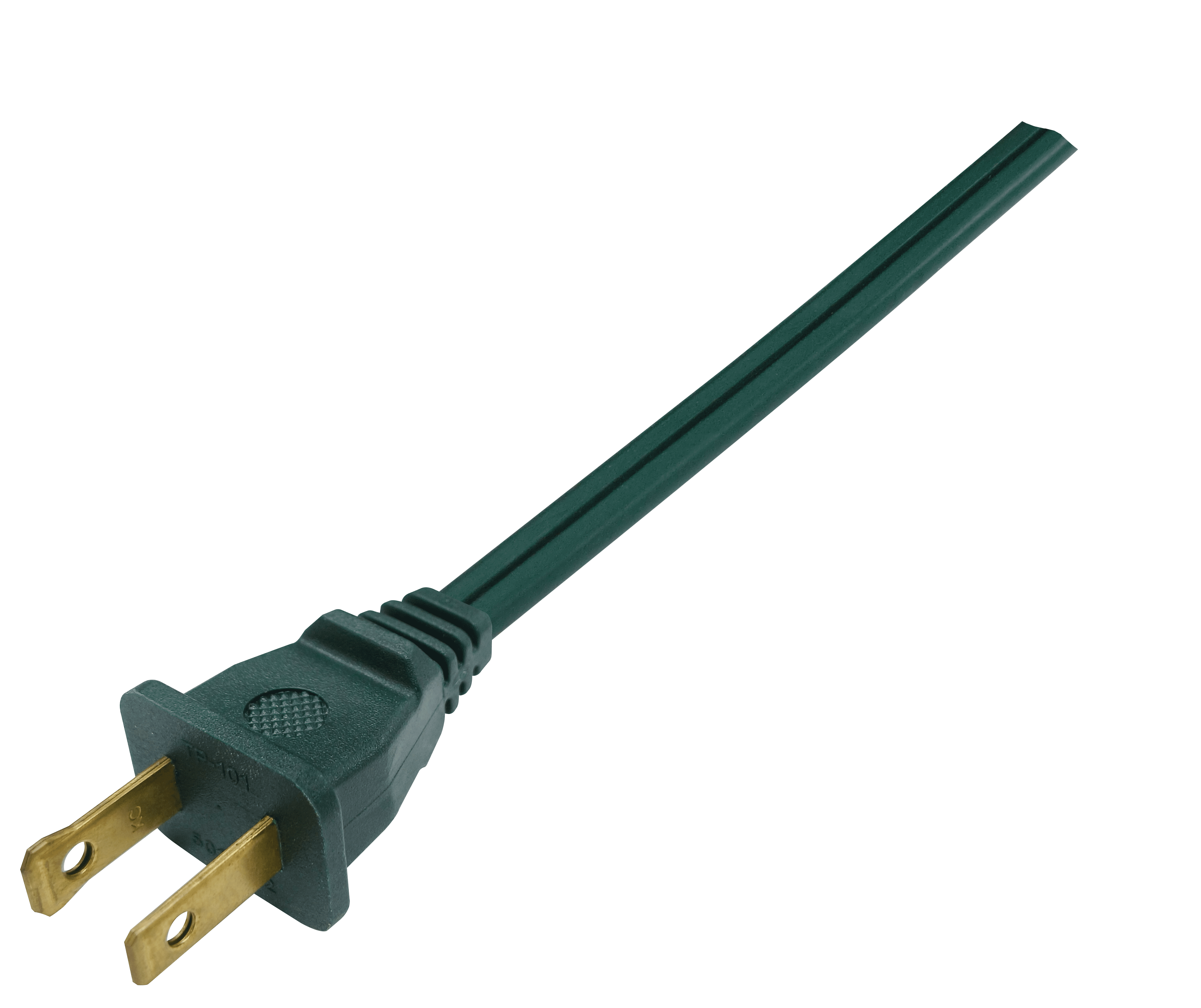 Hyper Tough 6 ft 16 AWG Green Indoor Household Extension Cord with 3 Polarized Outlets, 13 Amps