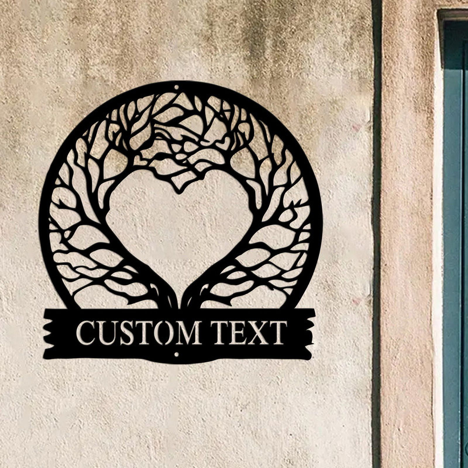 Personalized House Address Plaque, Custom House Number Street Name Sign For Home Apartment Mailbox Wall Art Decor Outdoor Indoor