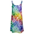 thumbnail image 5 of Ladies' Summer Dress Beach Sleeveless Ocean Cute Mermaid T-shirt Vest Sun Skirt, 5 of 8