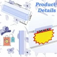 thumbnail image 3 of 20Pcs Slatwall Sign Holder, Clear Plastic Wall Mount Sign Holders Flush Signage Card Grip for Slatwall Panels Supermarket Restaurant Store Garage Retail Shop, 3 of 6