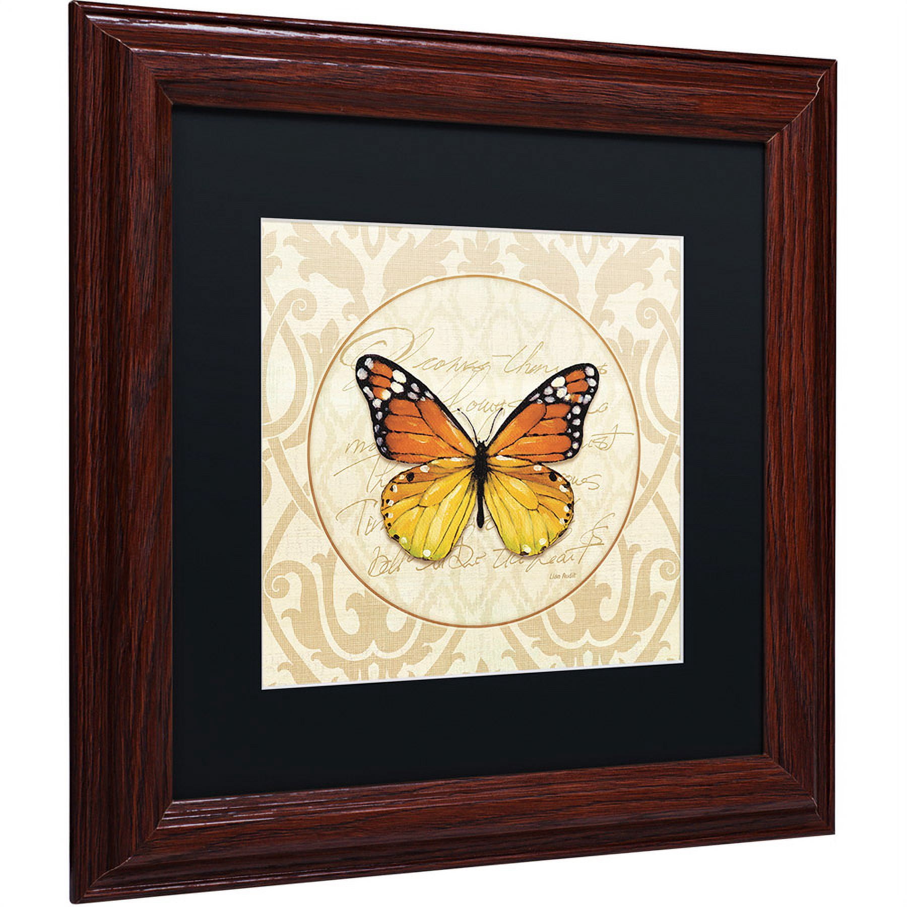 Trademark Fine Art "End of Summer IV" Canvas Art by Lisa Audit, Black Matte, Wood Frame