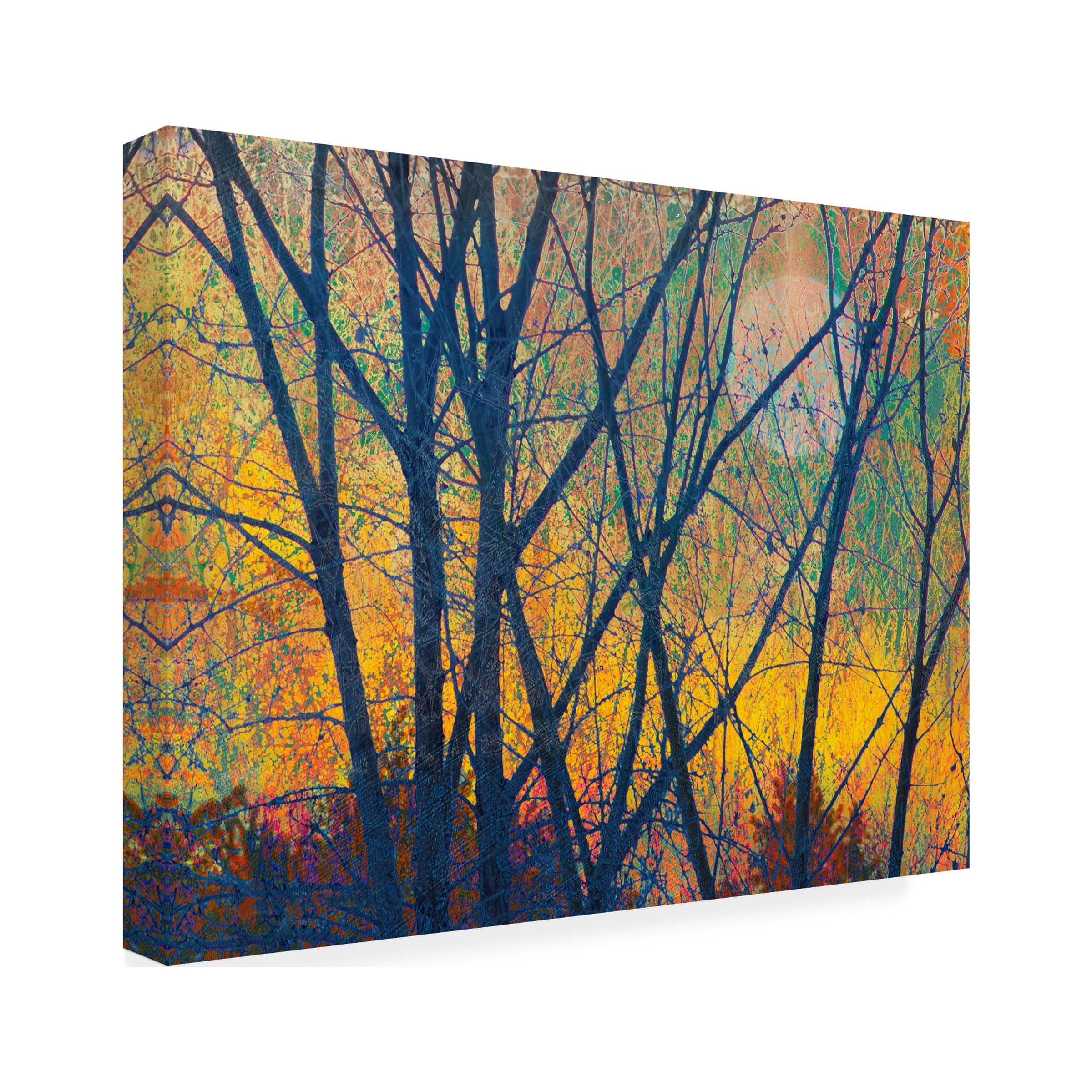 Chris Vest 'Meadow Trees I' Canvas Art