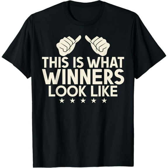 This is what winners look like winning Game Match T-Shirt100% cotton short-sleeved shirt for both men and women