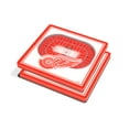 thumbnail image 2 of YouTheFan 8490013 LNH Detroit Red Wings Joe Louis Arena 3D StadiumViews Ensemble de sous-Verres - Lot de 2, 2 of 5
