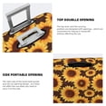 thumbnail image 5 of Balery Luggage Cover Chocolate Plaid Sunflower Print Suitcase Covers for Luggage Elastic Washable Suitcase Protector Fits 18-32 Inch Luggage-Small, 5 of 9