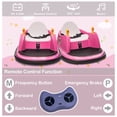 thumbnail image 4 of OTTORD Bumper car for Kids, 6V Ride on Electric Bumper with Remote Control,360 Spin,Music(Pink), 4 of 7