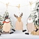 thumbnail image 5 of Bearachild Colgante de piezas de de Navidad, adornos colgantes de dibujos animados, placa de alce, accesorios de bricolaje de Navidad, colgador, Kits de decoración para fiestas, 5 of 6