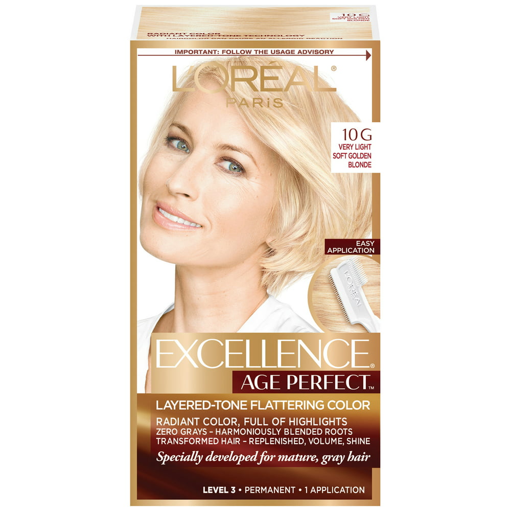 Loreal Excellence Age Perfect Hair Color Very Light Soft Golden