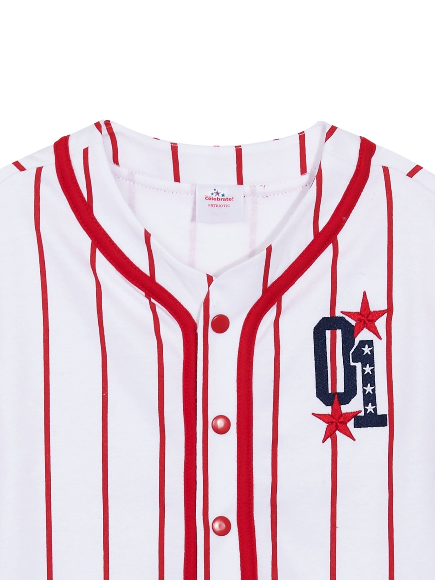 Way to Celebrate Toddler and Baby Boy Americana Jersey, Sizes 03M-5T