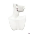 thumbnail image 4 of Delight Jewelry Resin Purple Dragon Darling Pink Crystal Clip on Earrings, 4 of 5