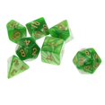 thumbnail image 3 of 10x Pieza de 7 Piezas de S de Dados Poliédricos Acrílicos para Mazmorras/dragones//RPG/ (D4, D6, D8, D10, D12, D20), 3 of 6