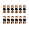thumbnail image 1 of Unique Bargains 12 Pcs Mini Pinces à Cheveux Petites Pinces à Cheveux en Strass Pinces à Cheveux en Métal Petites Pinces à Cheveux pour Femmes et Fille Orange, 1 of 7