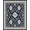 Blue, Pattern 2, variant on ODIKA 4'x6' Machine Washable Non-Slip Area Rug, Delicate Medallion Design Featuring Curves and Interlaced Floral High Traffic Rug, Blue, 444954
