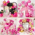 thumbnail image 2 of Birthday Party Balloon Set Scene Layout Goddess Day First Birthday Mother's Day Women's Day Decoration, 2 of 8