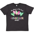 thumbnail image 3 of Inktastic My Mom is the Best Counselor Ever Youth T-Shirt, 3 of 5