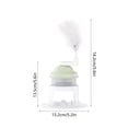 thumbnail image 3 of Interactive Cat Treat Dispenser Tumbler Toy with 360° Rotating Bell and Feather Teaser, Self-Righting Puzzle Toy for Indoor Cats and Dogs, 3 of 6