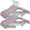 Pale Purple, variant on 20-Pack Pants Hangers, 16.7-Inch Long Velvet Hangers with Adjustable Clips, Heavy-Duty, Non-Slip Skirt Hangers, Space-Saving for Pants, Skirts, Coats, Dresses, Black UCRF012B20