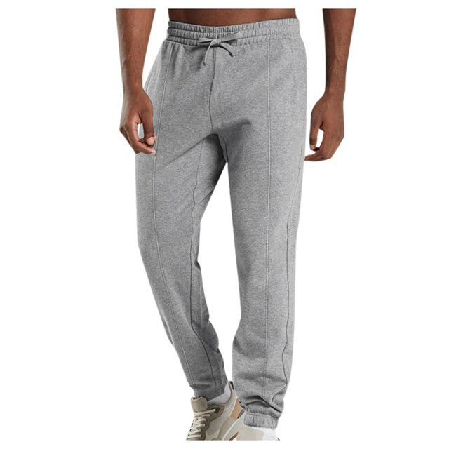 WEAIXIMIUNG Work Overalls Men Insulated Men's Pants Lightweight Knit Slacks Athletic Sweatpants for Men
