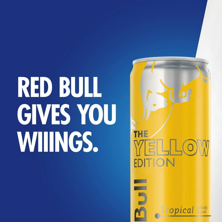 Red Bull Yellow Edition Tropical Energy Drink, 12 fl. oz., 6 Packs