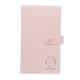 thumbnail image 1 of sweethay Libro de colección de tarjetas de crédito y débito portátil con 240 bolsillos, álbum de almacenamiento de entradas moderno, Almacenamiento y organización del hogar Rosa, 1 of 6