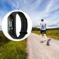 thumbnail image 4 of pitrice Smart Watch Heart Rate Monitor Sleep Monitor Pedometer Smartwatch Black, 4 of 9