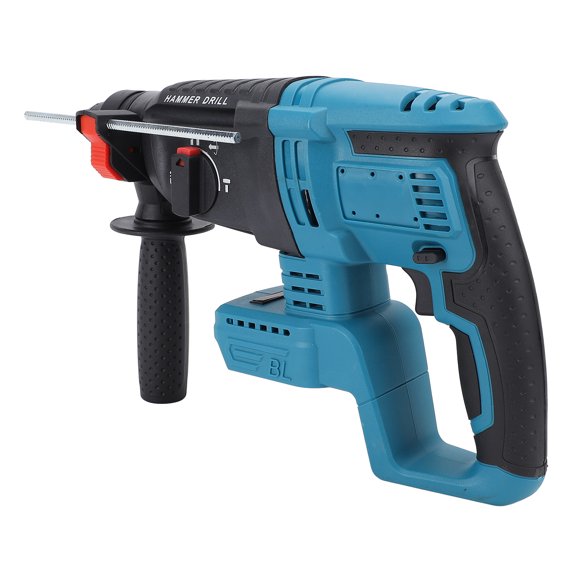 Impact Drill Set, Portable Power Hammer Drill Rotating Handle for Woodworking Projects