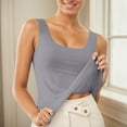 thumbnail image 2 of Lixiuxyad Cute Tank Tops For Women Women's Long Tank Top Sport Fashion Tank Top Women Sleeveless And Tank Tops Sexy V Neck Backless Women's And Elegant Tee Shirt White Clothing Summer(Gray XXXXL), 2 of 4
