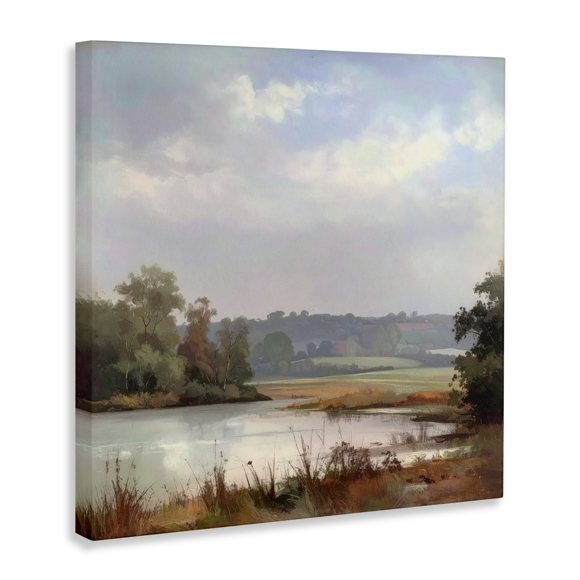 Stupell Industries Riverside Grove Scenery Canvas Wall Art, design by Alonza Saunders