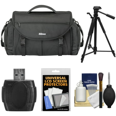 Nikon 17008 Large Pro DSLR Camera Bag with Tripod + Kit for D3200, D3300, D5300, D5500, D7100, D7200, D610, D750, D810 Nikon 17008 Large Pro DSLR Camera Bag with Tripod + Kit for D3200, D3300, D5300, D5500, D7100, D7200, D610, D750, D810