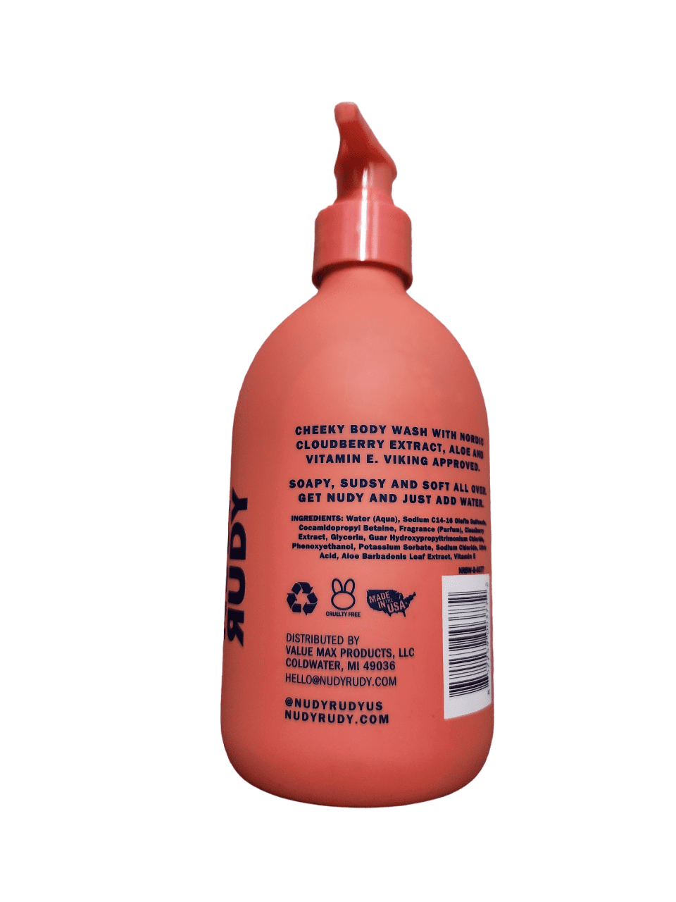 Nudy Rudy - Body Wash Berrylicious - Ea Of 1-16.9 Fz