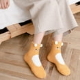 thumbnail image 2 of FAWUUDO Warm Cozy Fuzzy Socks Gifts for Women Soft Coral Fluffy Sleeping Slipper Socks, 2 of 5