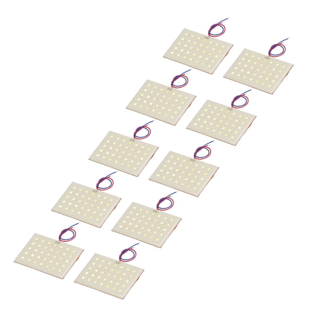 Panel De Lámpara LED SMD, 35 Piezas De Cuentas De Parche Presoldadas, 10 Piezas De Lámpara LED SMD De 5 W, Máximo 350 Lm Para Luz De Césped