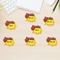 thumbnail image 3 of Uxcell 200pcs Retail Star Burst Signs 3.5"x2.8" para tienda, amarillo (Estilo 1), 3 of 6