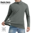 thumbnail image 6 of TACVASEN Men's UPF 50+ Sun Shirts 1/4 Zip Up Fishing Running T-Shirts Lightweight Quick Dry Outdoor Athletic Long Sleeve Tops, Dark Gray, M, 6 of 8