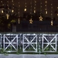 thumbnail image 7 of Bibana 400LED 32Ft Icicle Lights Curtain Fairy Light Icicle Christmas Outdoor Dripping Lights 8 Modes for Christmas Thanksgiving Wedding Party Home Garden Bedroom Indoor Outdoor Decor (White), 7 of 7