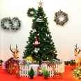 thumbnail image 2 of Topbuy 7ft Bout Rond PVC Arbre de Noël Artificiel Métal Stand Vert, 2 of 10