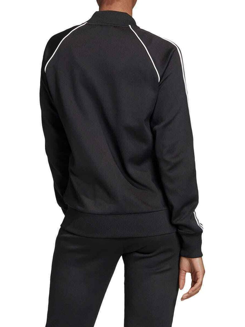 adidas Women's Primeblue SST Track Jacket Black White / S
