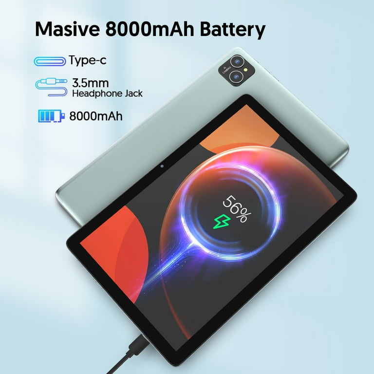 Android 14 Tablet 10 inch Tablets 8GB（4G+4G）RAM 128GB ROM, A523