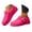 1Pink, variant on Loafers for Women Winter Warm Plush Slip on House Slippers Casual Flats Snow Booties