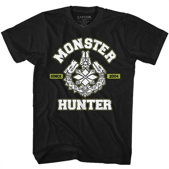 Monster Hunter2004 Black Adult T-Shirt 5Xl