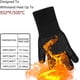 thumbnail image 2 of Bbq Tool 35cm Bbq Gloves, 1472f Heat Resistant Non-slip Grill Mitt With Elastic Cuff For Frying, Bbq, 2 of 5