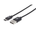 thumbnail image 1 of Cable USB Manhattan de USB-A a USB-C, 2m. Color negro. Manhattan 354929, 1 of 2