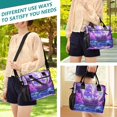 thumbnail image 5 of ALAZA Ship and Clouds Landscape Insulated Lunch Bag Reusable Tote Box Adjustable Shoulder Strap for Work Picnic, 5 of 6